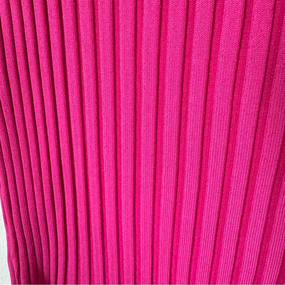 NWT ASTR The Label Loriana Dress Size XL Pink Ribbed Bodycon Off the Shoulder - Picture 6 of 16